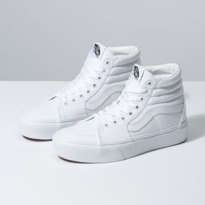 Vans Bayan Spor Ayakkabı Sk8-Hi Platform 2.0 Beyaz | 46288-870